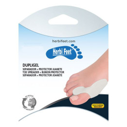 Separador Em Gel Com Protector Joanete - Dupligel - Herbi Feet - tamanho único