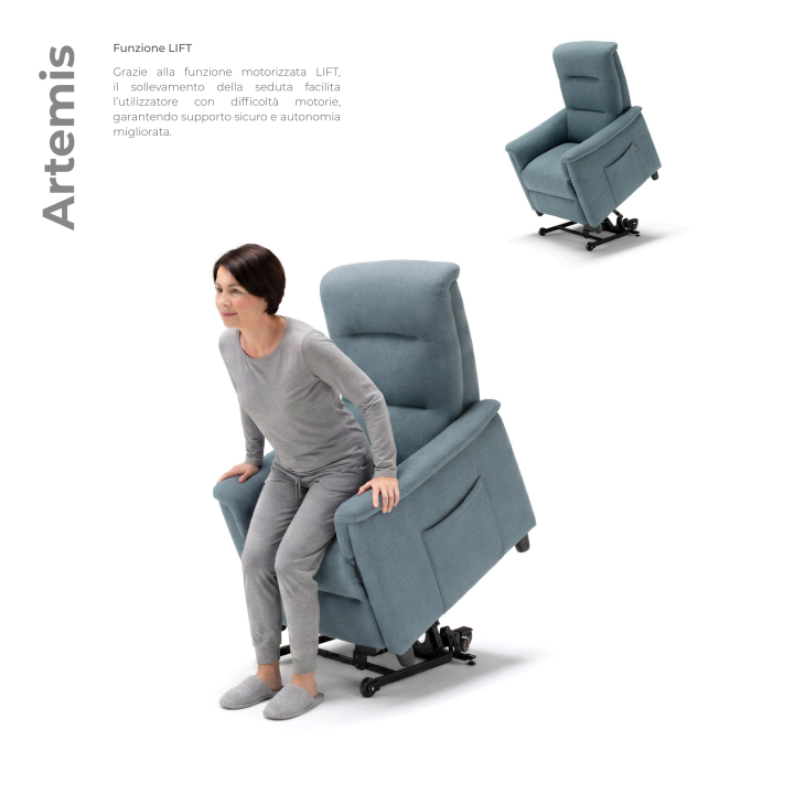 POLTRONA RELAX E ELEVATÓRIA ARTEMIS