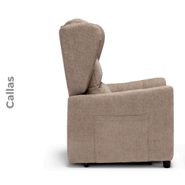 Poltrona Callas — vista lateral