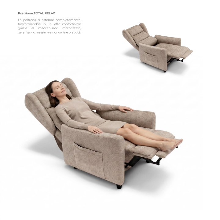 POLTRONA RELAX E ELEVATÓRIA CALLAS