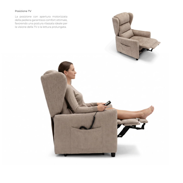 POLTRONA RELAX E ELEVATÓRIA CALLAS