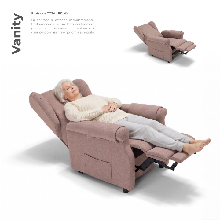 POLTRONA RELAX E ELEVATÓRIA VANITY