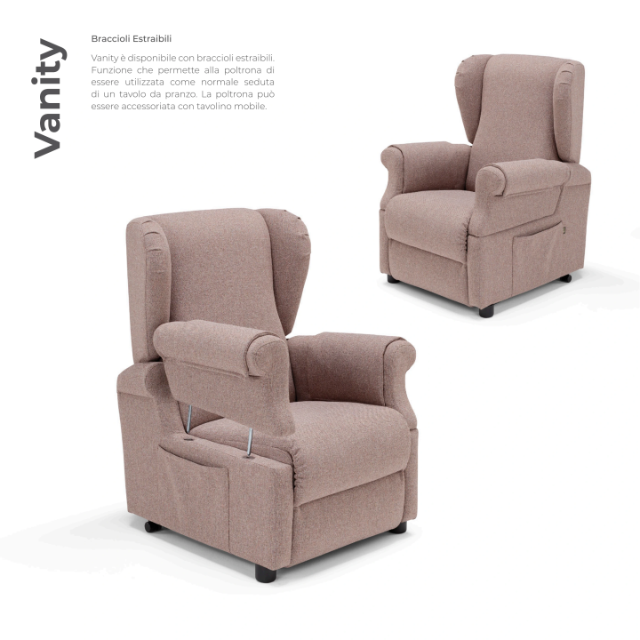 POLTRONA RELAX E ELEVATÓRIA VANITY