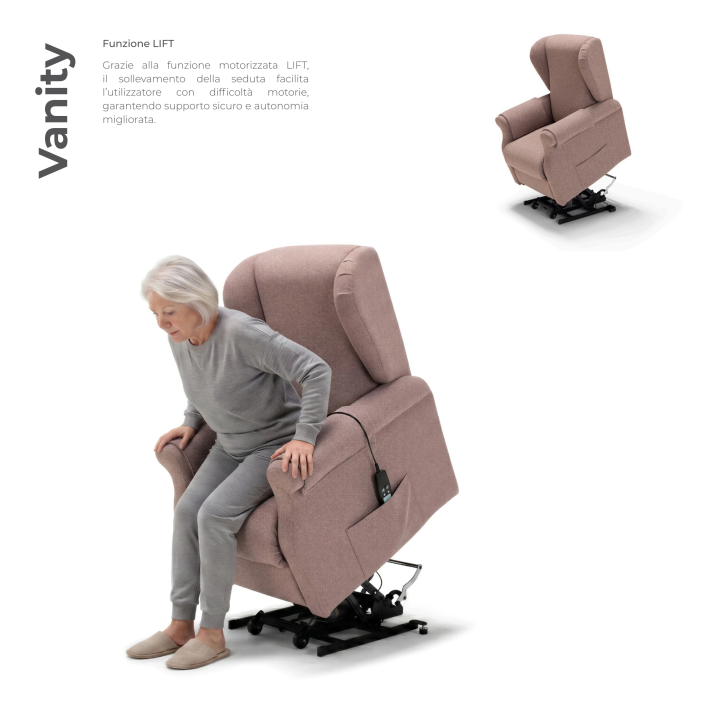 POLTRONA RELAX E ELEVATÓRIA VANITY