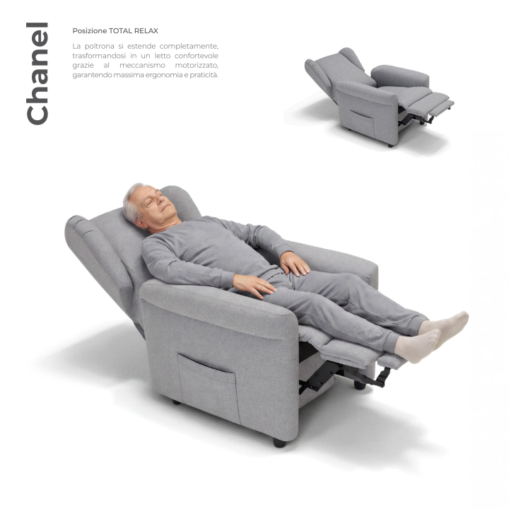 Poltrona Chanel — posição Total Relax