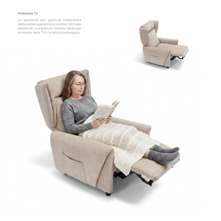 POLTRONA RELAX E ELEVATÓRIA DANDY