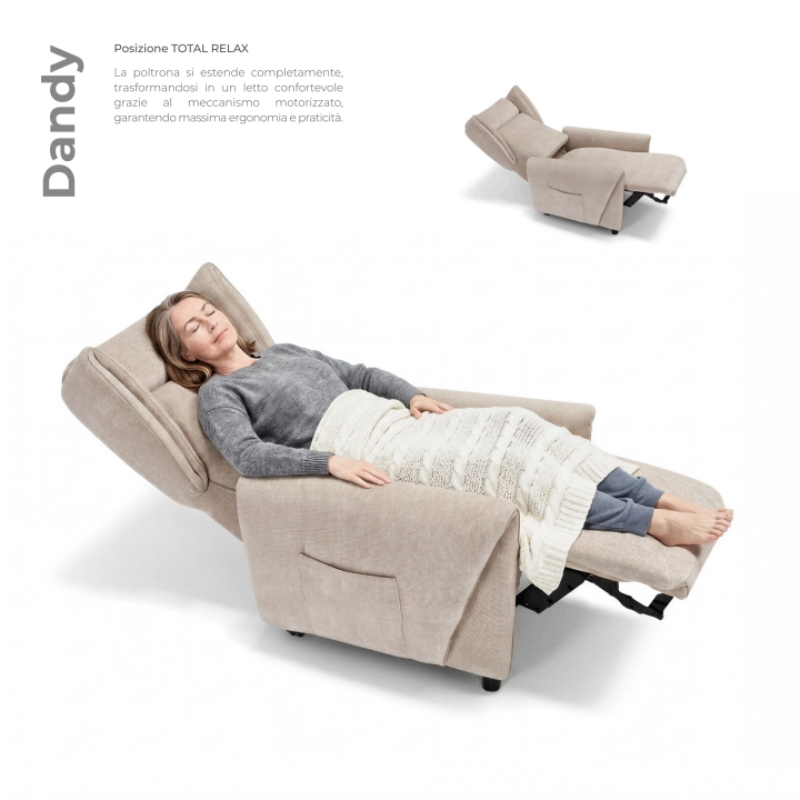 POLTRONA RELAX E ELEVATÓRIA DANDY