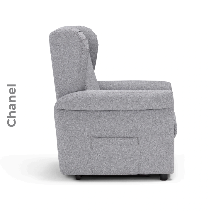 Poltrona Chanel — vista lateral