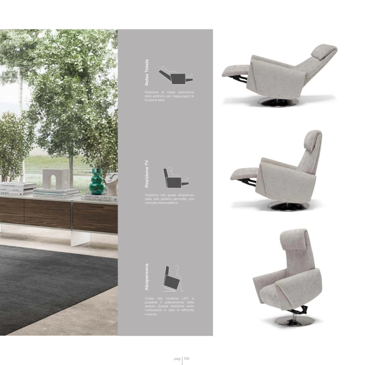 POLTRONA RELAX E ELEVATÓRIA MUNA