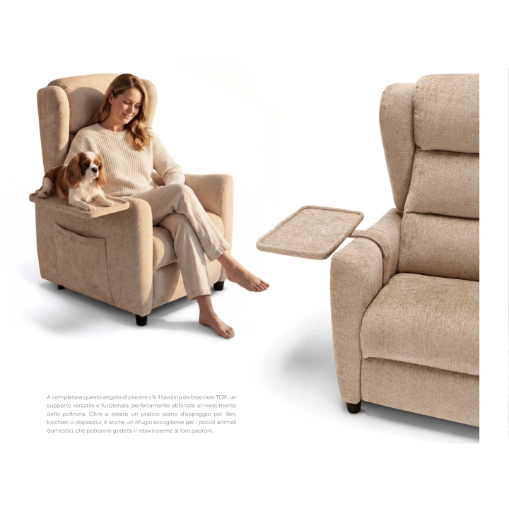 POLTRONA RELAX E ELEVATÓRIA CALLAS