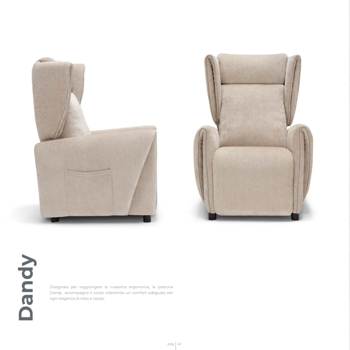 POLTRONA RELAX E ELEVATÓRIA DANDY