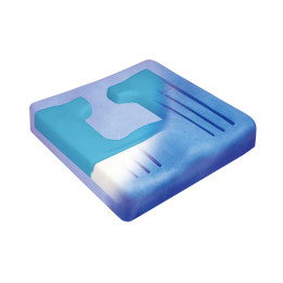 ALMOFADA ANTI-ESCARAS VISCOELÁSTICO - SYSTAM VISCOFLEX PLUS 42X42X8