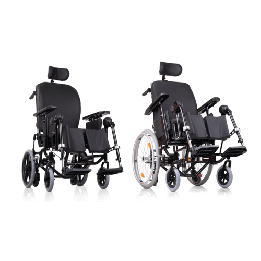CADEIRA DE RODAS DE CONFORTO BALANCE 360 RODAS PEQUENAS T45