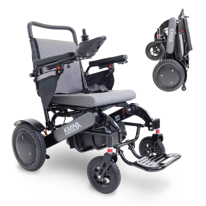 Cadeira de rodas elétrica KMINA K10075 — Cinzenta